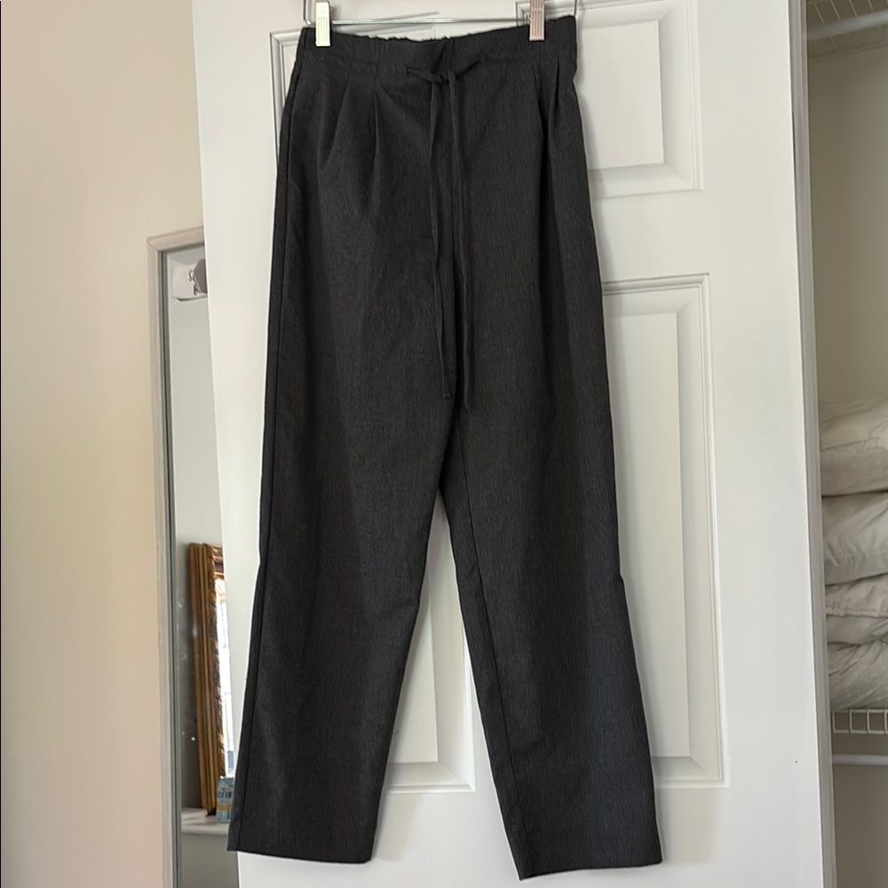 Mango Black Dress Pants with Classic Straight-Leg Cut
